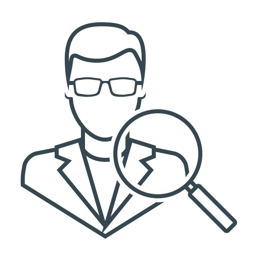 Audit, search, seo, usability, usability audit, magnifier, user icon